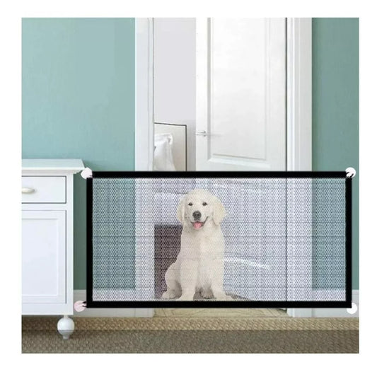 Portão Tela Retrátil de Proteção – Para Cães, Bebês e Pets