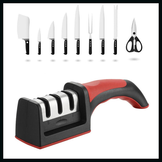 Afiador de Facas Profissional 3 em 1