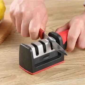 Afiador de Facas Profissional 3 em 1